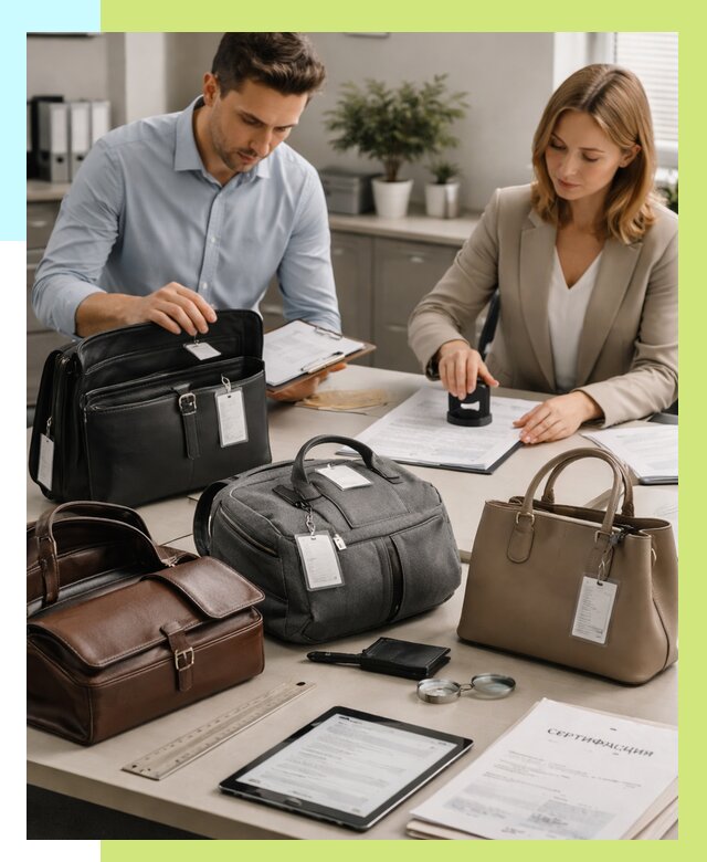 Сертификация сумок в Стерлитамаке от 7724 руб. | Алешин-Стм