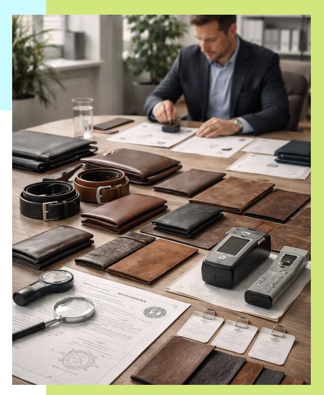 Сертификация кожаных изделий в Стерлитамаке от 12359 р. | Алешин-Стм