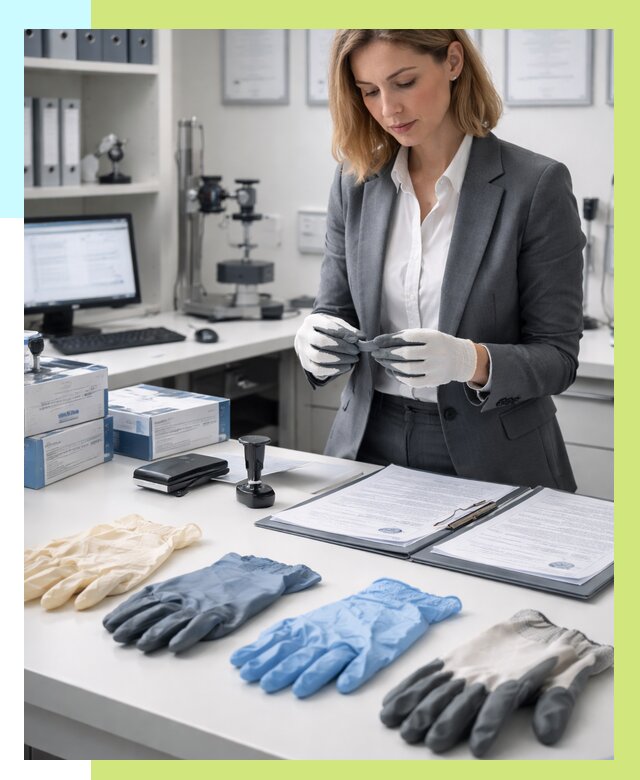 Сертификация перчаток в Стерлитамаке от 8754 р. | Алешин-Стм