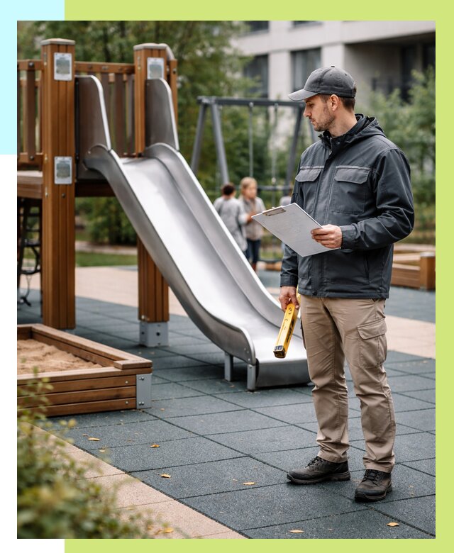 Сертификация детских площадок в Стерлитамаке от 25748 р. | Алешин-Стм