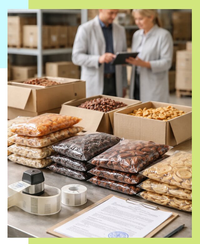 Сертификация сухофруктов в Стерлитамаке от 12359 р. | Алешин-Стм под ключ