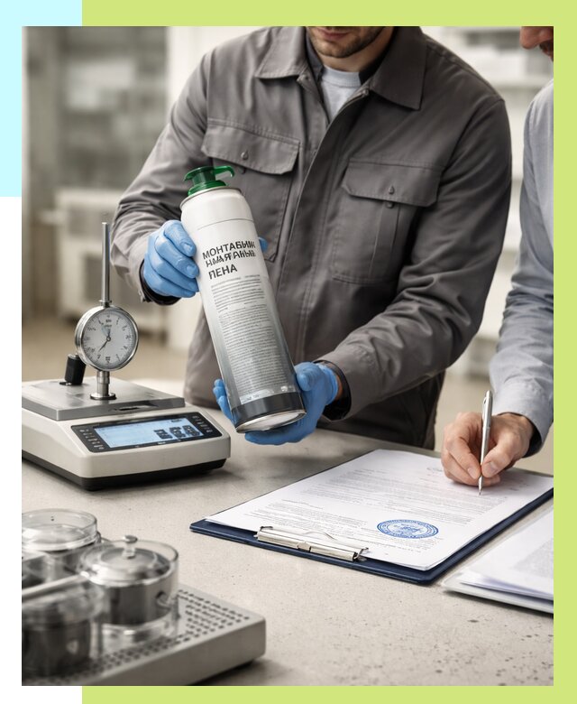 Сертификация монтажной пены в Стерлитамаке от 15449 р. | Алешин-Стм