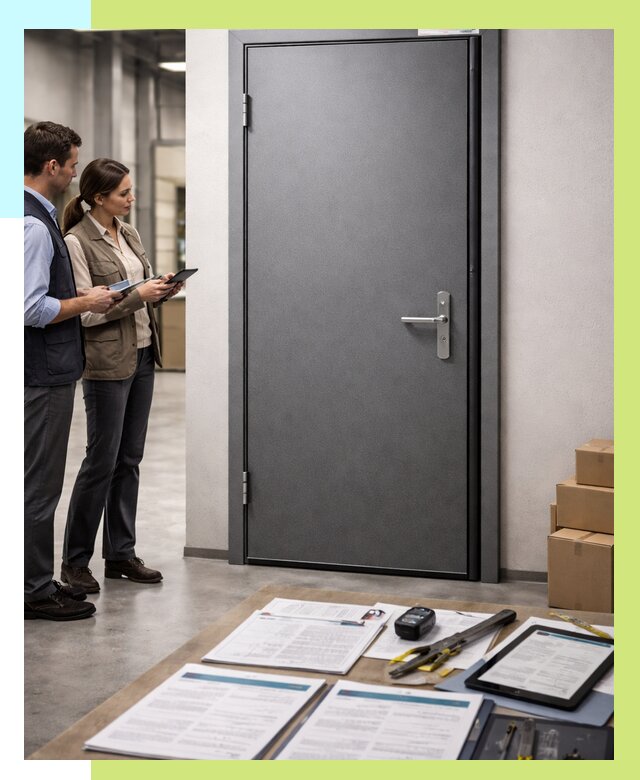 Сертификация противопожарных дверей в Стерлитамаке от 9269 р. | Алешин-Стм