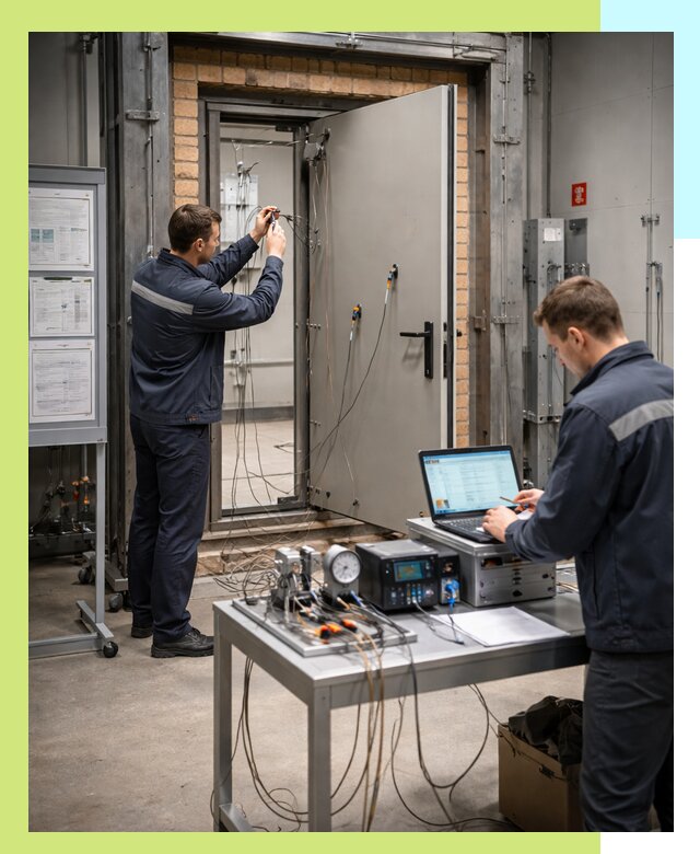 Сертификация противопожарных дверей в Стерлитамаке по ГОСТ и ТР