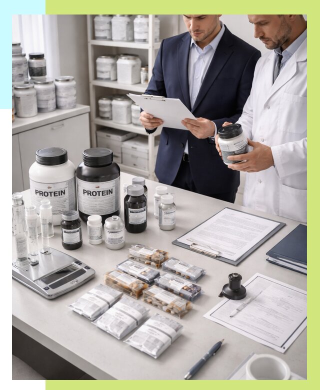 Сертификация спортивного питания в Стерлитамаке от 15449 р., Алешин-Стм