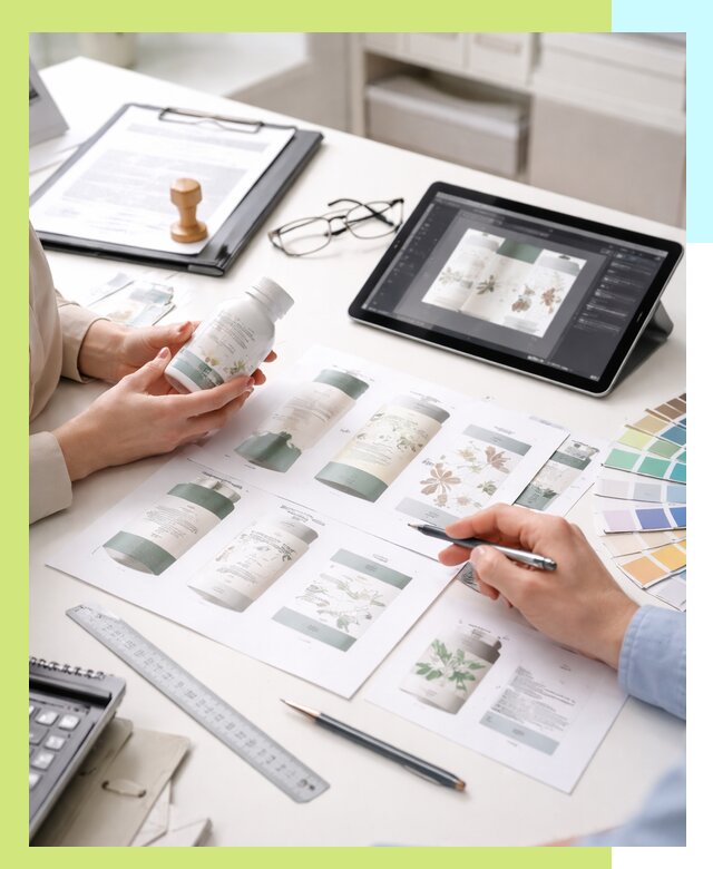 Профессиональная разработка дизайна и текста этикетки продукции в Стерлитамаке