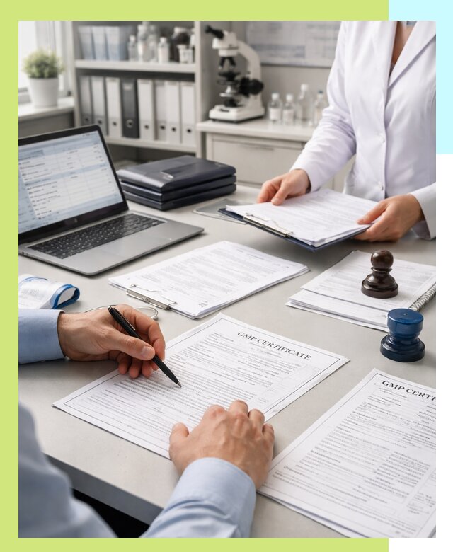 Оформление сертификата GMP в Стерлитамаке для фармпроизводства