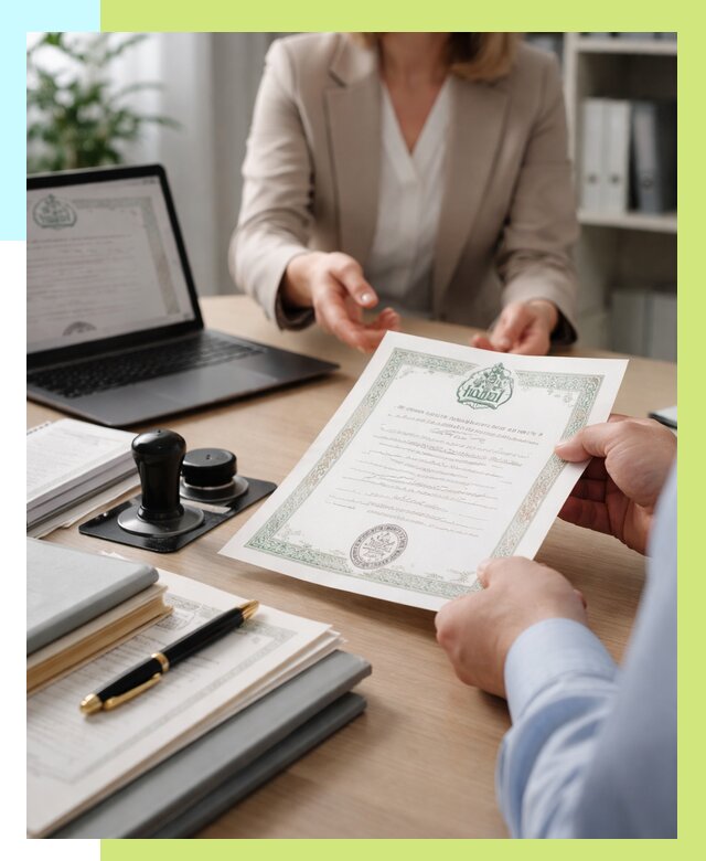 Халяль сертификат в Стерлитамаке, получить от 15449 р. | Алешин-Стм