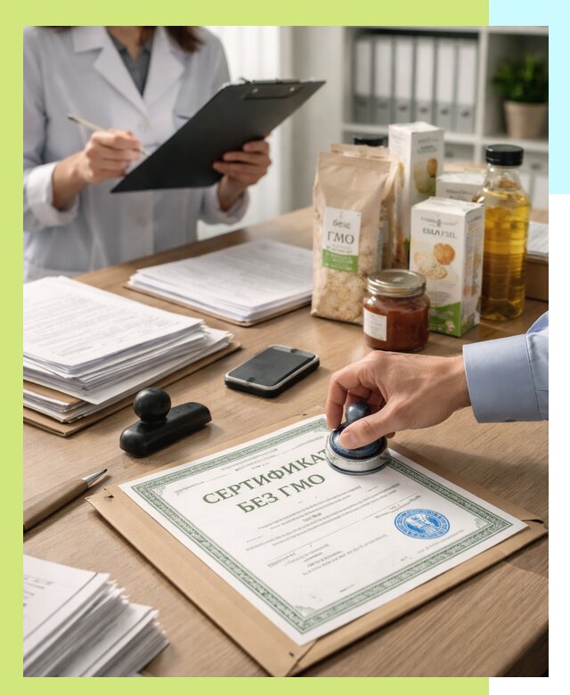 Получение сертификата Без ГМО для продукции в Стерлитамаке