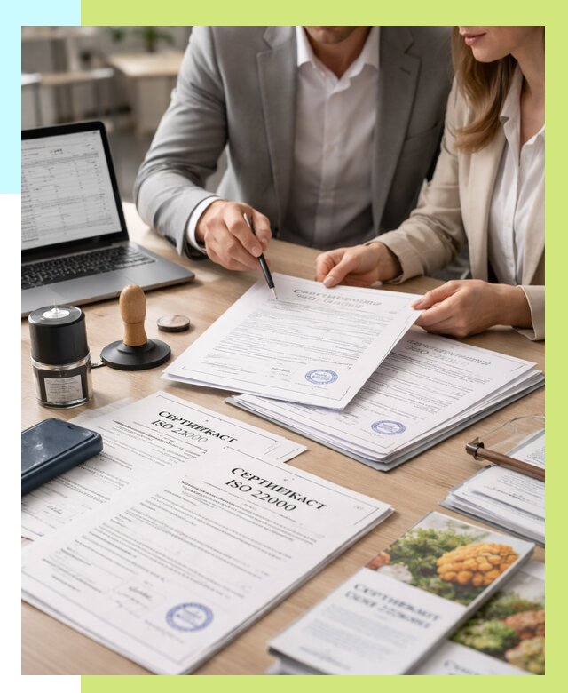 Сертификат ISO 22000 в Стерлитамаке от 41196 р. под ключ | Алешин-Стм