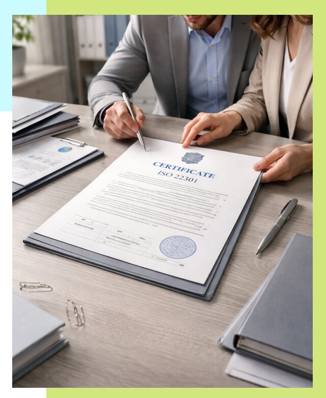Сертификат ISO 22301 в Стерлитамаке от 46346 р. | Алешин-Стм срочно